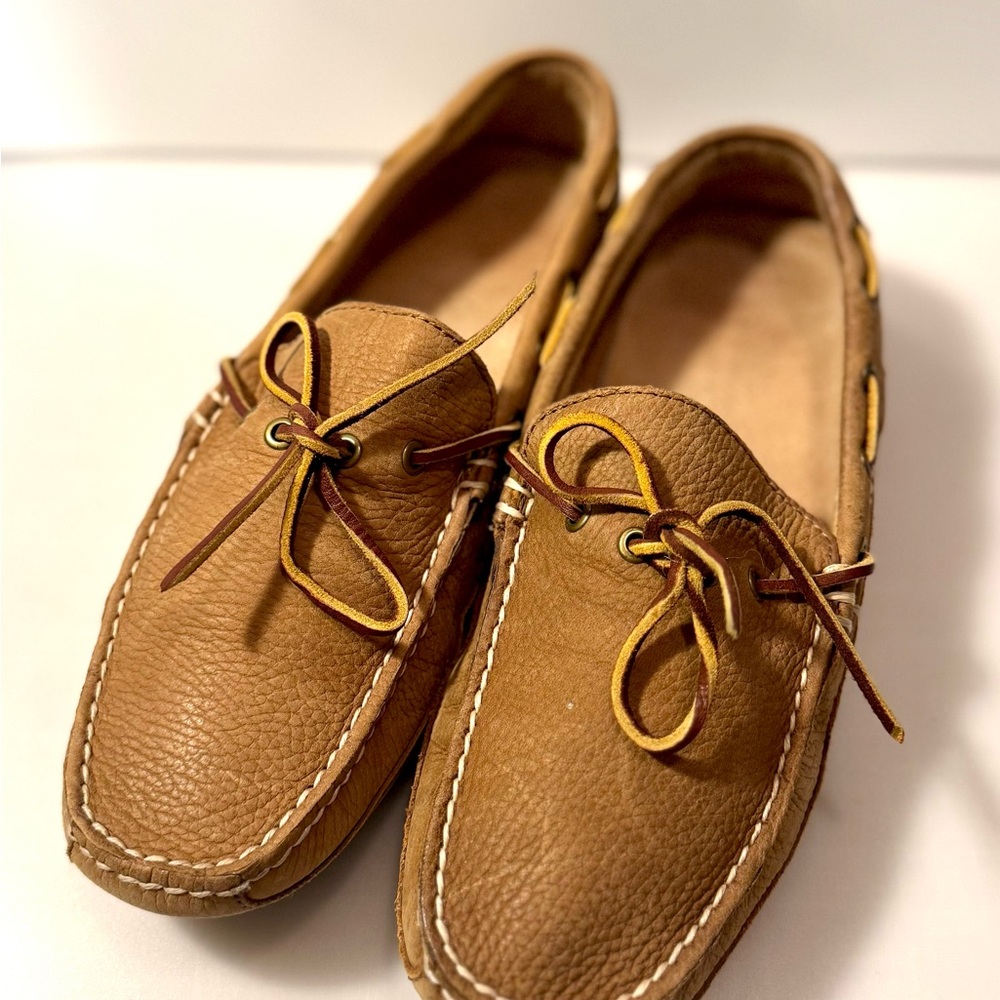 Polo by Ralph Lauren Brown Boat Shoes Moccasin Style